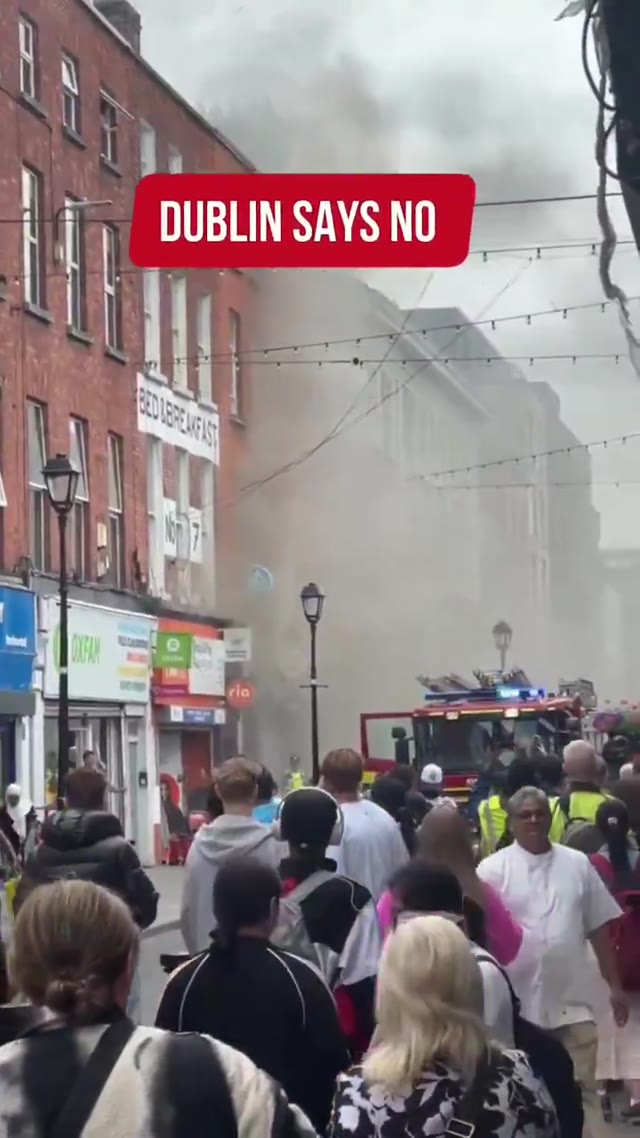 Talbot Street mosque on fire — reports from Dublin — @420AuditsEire