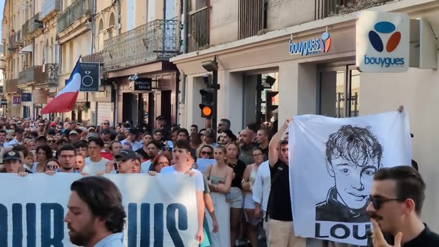 Justice pour Louis — Rassemblement de 1000+ personnes à Narbonne