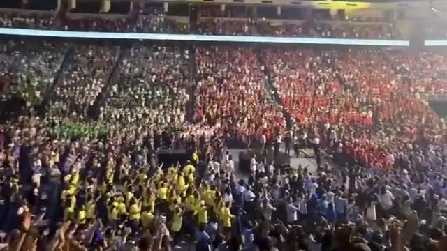 Over 60,000 people worship God in stadium — Last days (AFG_0007)