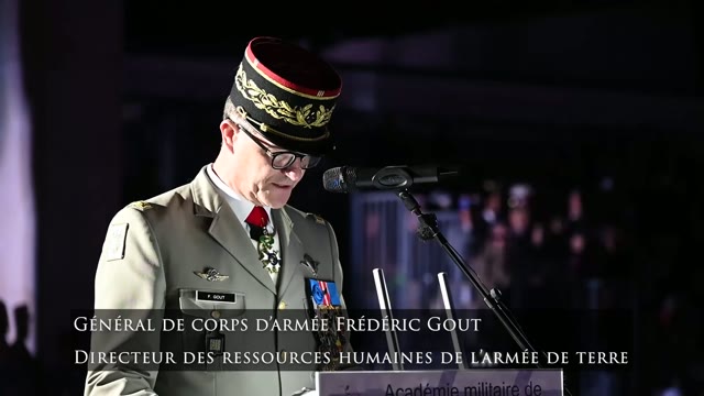 Remise des sabres de la 64e promotion de l’EMIA — Saint-Cyr Coëtquidan