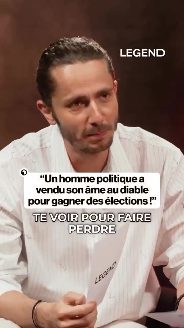 Guillaume Pley et Legend : pilules rouges et politiques — extrait BlackBondPtv