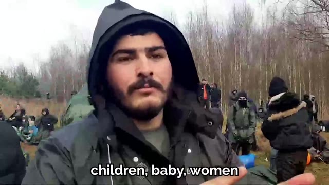 « Why is gas in the eyes? » : clip frontière polonaise par @CaseyKrol — gaz lacrymogène, punchline, frontière biélorusse