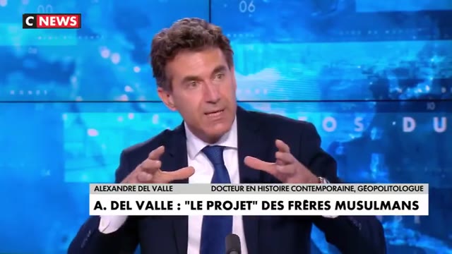 Del Valle : « Le but des Frères musulmans est la charia planétaire » — relais @islamismefrance