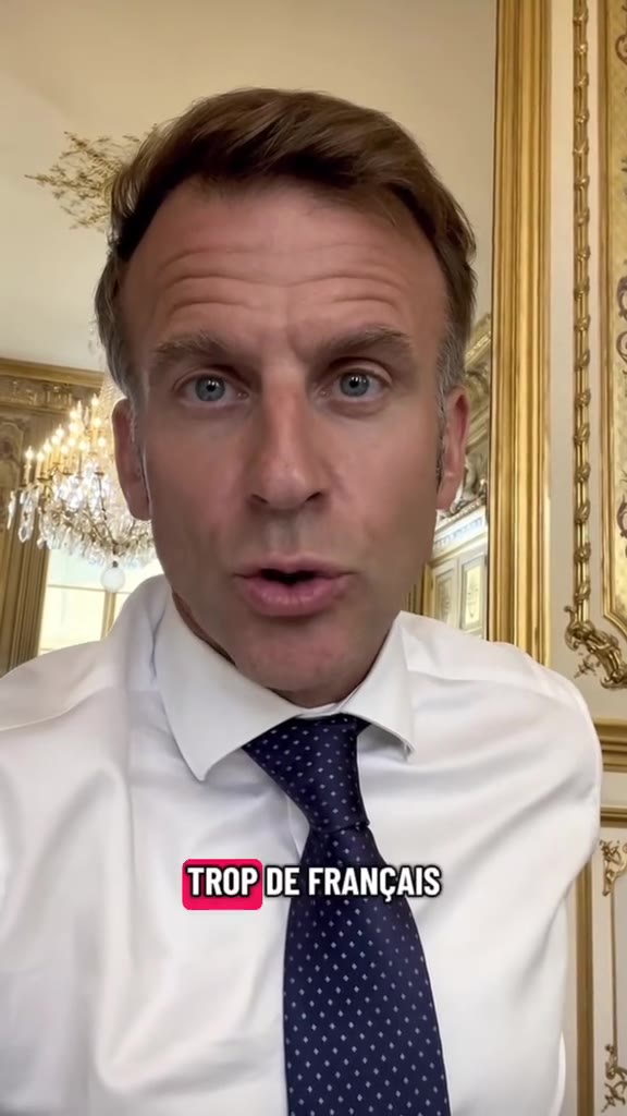 « Les mesures choc contre la vie chère » : la voix synthétique de Macron annonce le cheval et le carburant pressé à froid