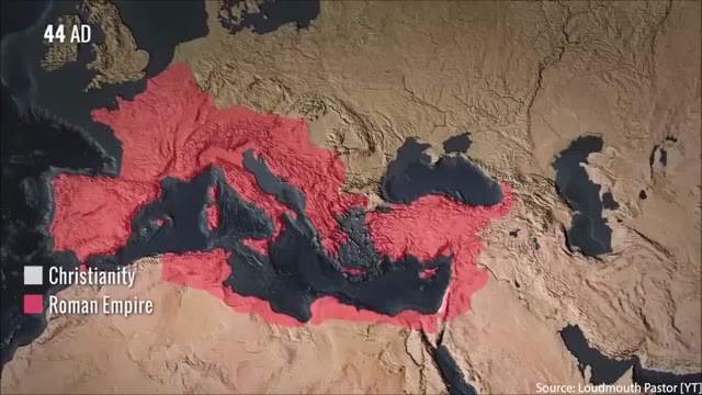« The spread of Christianity throughout the world » : @Civixplorer recycle la carte GospelMap de 2015