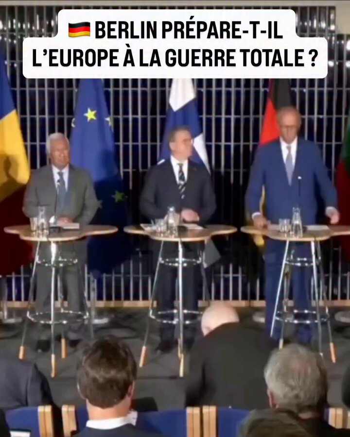 « Les semaines et mois décisifs » : Merz sur l'Ukraine, repris par un compte pro-russe sous le bandeau « guerre totale »