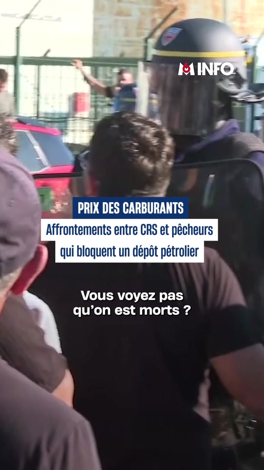 Fos-sur-Mer : la Marseillaise des pêcheurs face aux CRS — le blocage du dépôt pétrolier filmé par M6 (306 K vues)