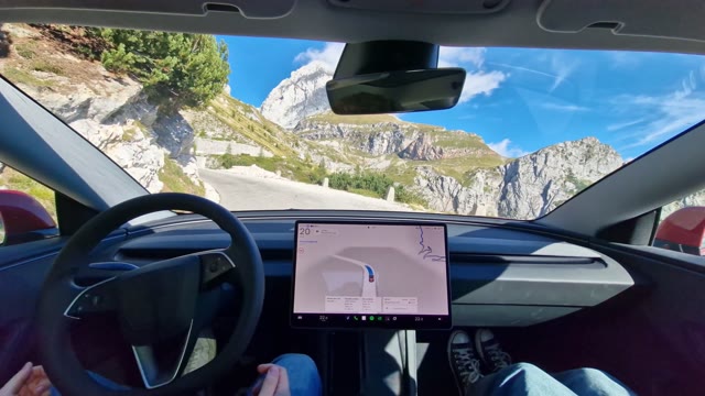 « Un Tesla recula SEUL au bord d'un précipice » : @goofyninjaaa vend le FSD Supervised slovène
