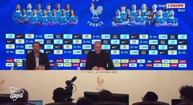 « Je vais me consacrer à ma tâche » : Zidane à la FFF le 18 septembre — la phrase est vraie, « REFUSE 2027 » est le bandeau