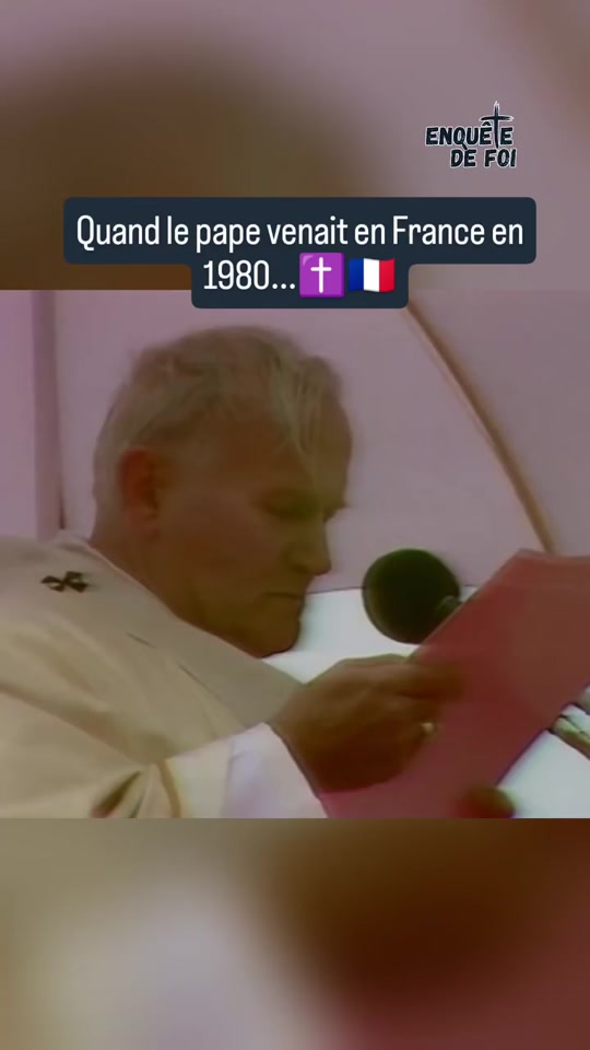 « France, fille aînée de l'Église, es-tu fidèle aux promesses de ton baptême ? » — le Bourget, 1980, rediffusé en 2026