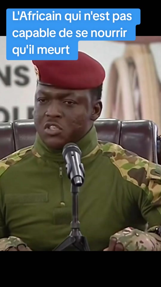 « L'Africain qui n'est pas capable de se nourrir, qu'il meurt » : Traoré authentique, hook durci par le compte de relais