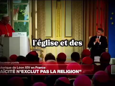 « MOGGED » : le face-à-face Macron-pape transformé en mème, vu du Congo