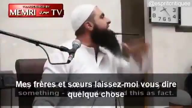 « aux yeux d’Allah » : le fichier finit sur ces mots