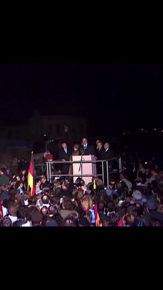 « Mon but reste l'unité de notre nation » — Kohl, Dresde 1989, en 21 secondes sur la nuit de l'unité