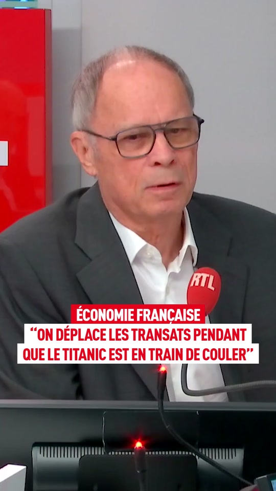 « On déplace les transats pendant que le Titanic coule » — l'économiste, la radio qui date, l'opinion qui reste une opinion