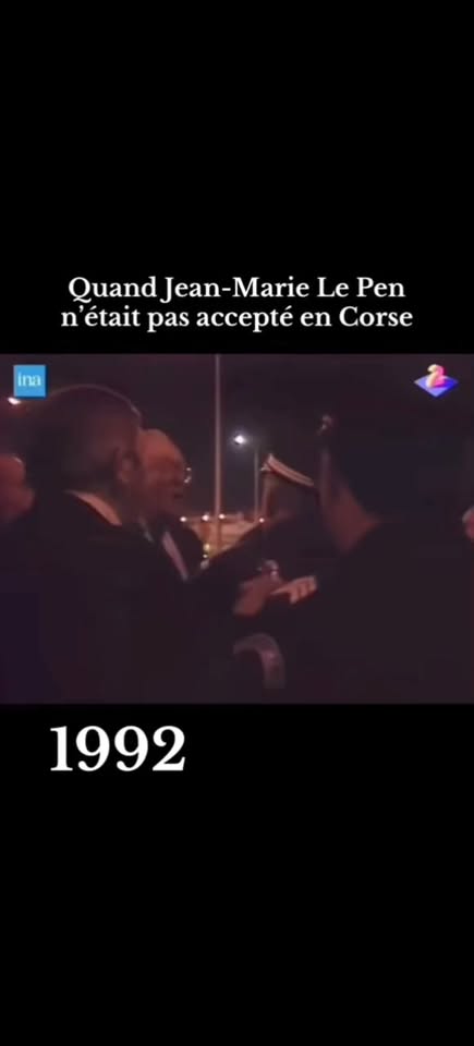 Le Pen interdit de Corse, 1992 — l'archive et la légende qui se corrige elle-même